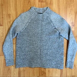 Vince Mock Neck Knit Sweater Wool & Cashmere